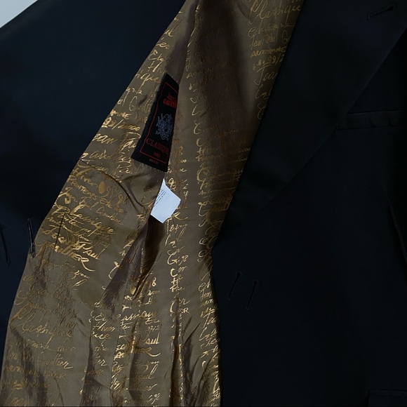 Original Jean Paul Gaultier fitted tuxedo blazer. Satin details corset - Picture 4 of 9